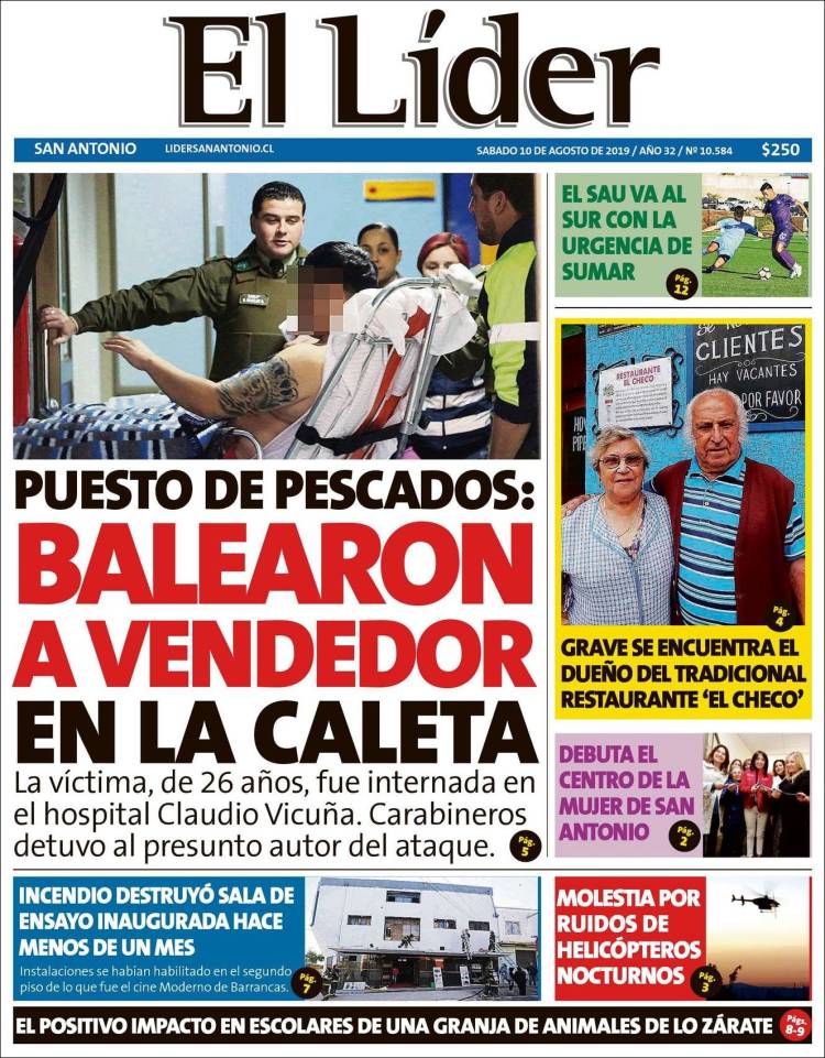Portada de Lider de San Antonio (Chile)