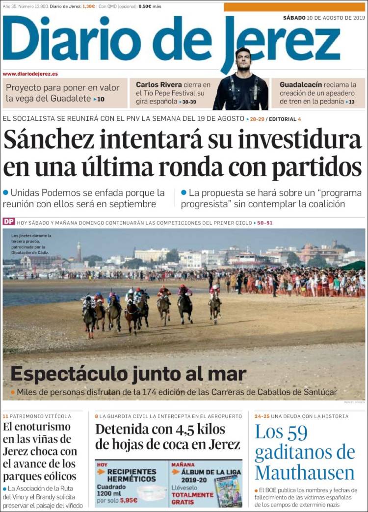 Portada de Diario de Jerez (España)