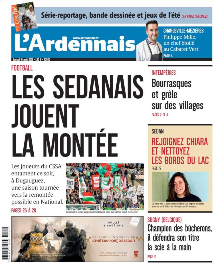 Portada de L'Ardenais (Francia)