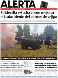 Portada de Alerta - El Diario de Cantabria (España)