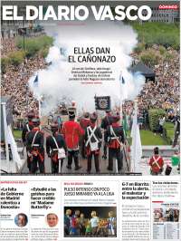 Portada de Diario Vasco (España)