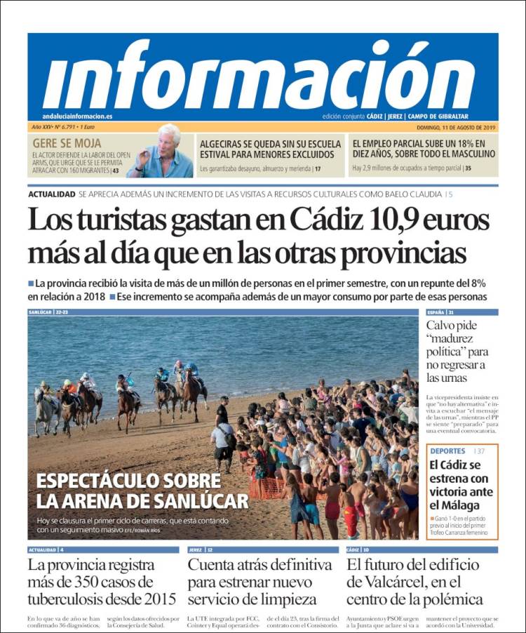 Portada de Información - Jerez (España)