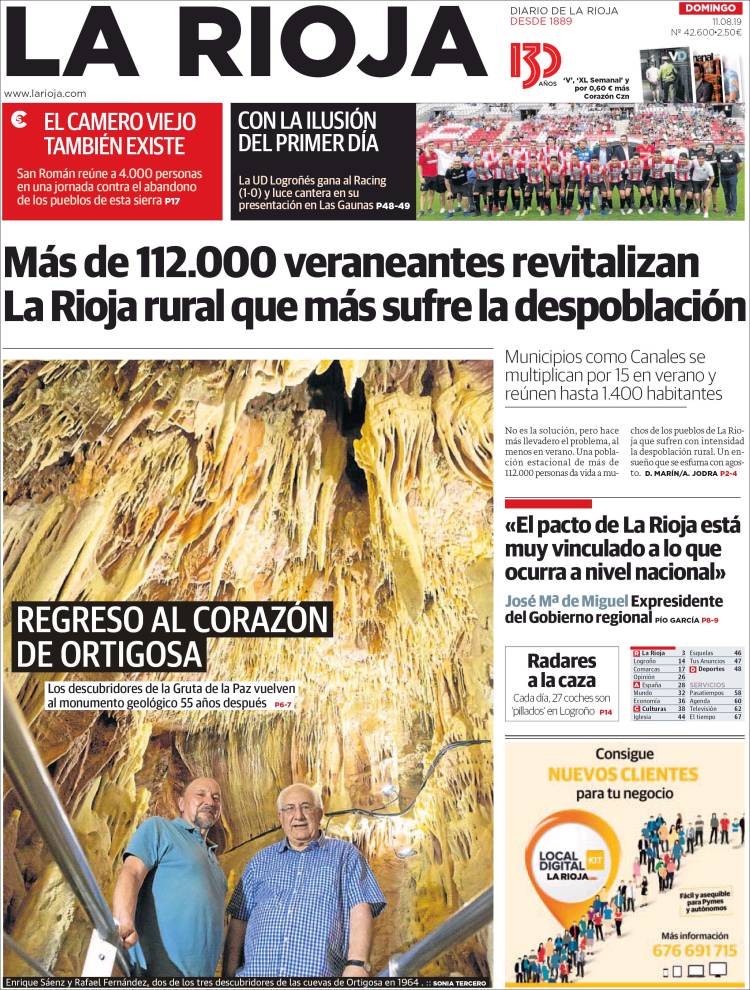 Portada de La Rioja (España)