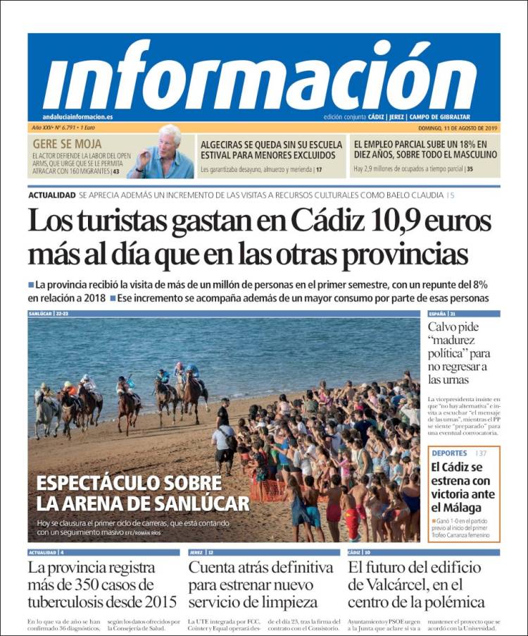 Portada de Viva Cadiz (España)