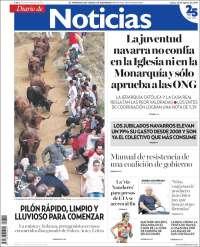 Portada de Noticias de Navarra (España)