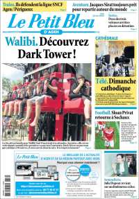 Portada de Le Petit Bleu (Francia)