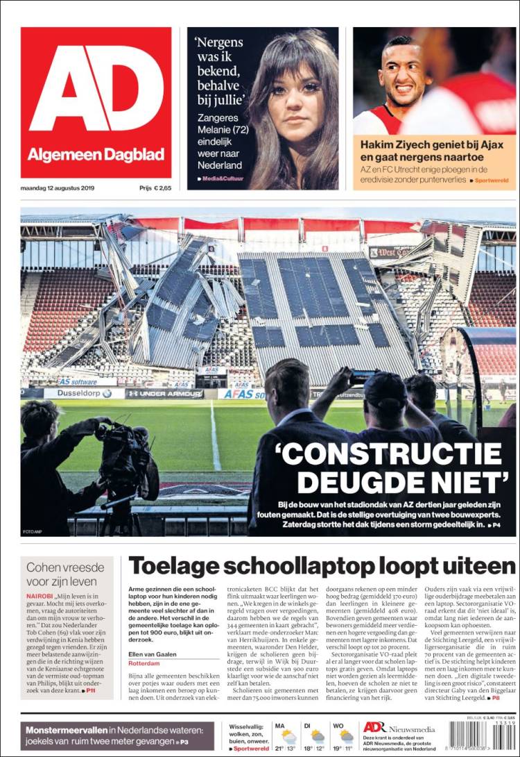 Portada de AD (Pa&iacute;ses Bajos)