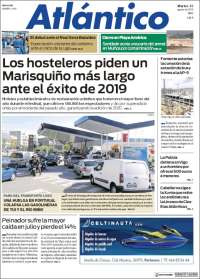 Portada de Atlántico Diario (España)