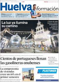 Portada de Huelva Información (España)