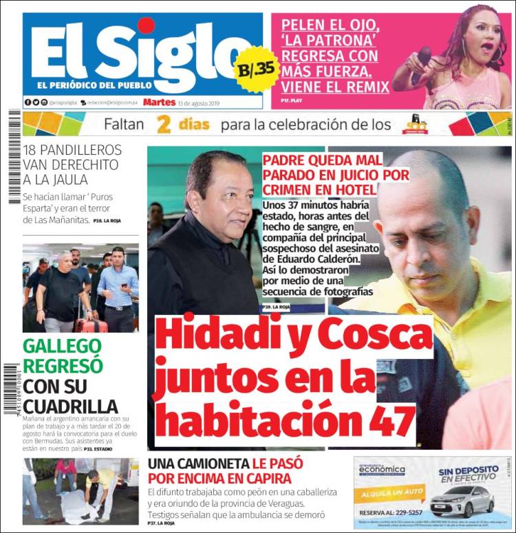 Portada de El Siglo (Panam&aacute;)