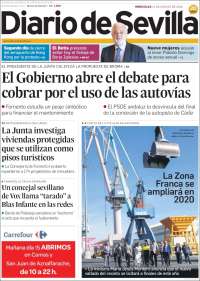 Portada de Diario de Sevilla (España)