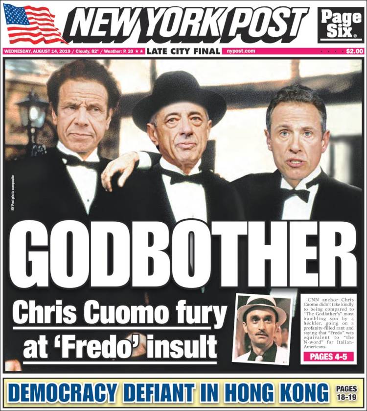 Portada de New York Post (USA)