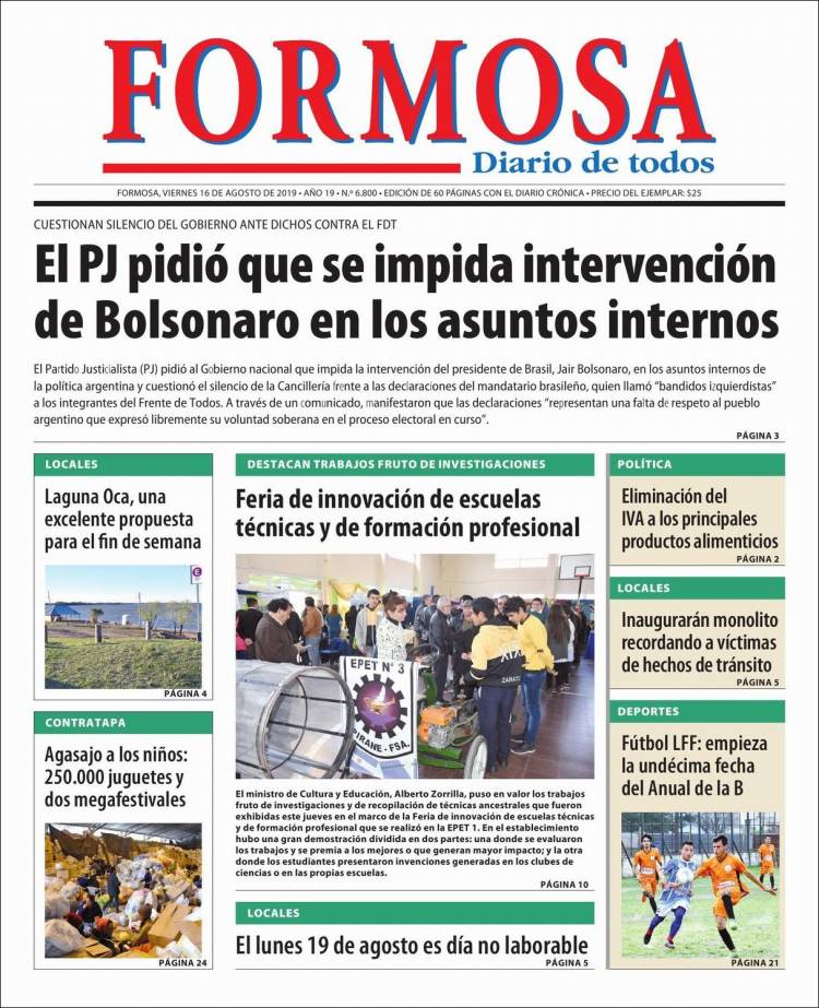 Portada de Formosa (Argentina)