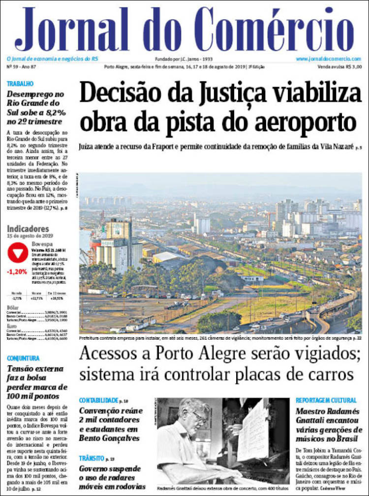 Portada de Jornal do Comércio (Brasil)