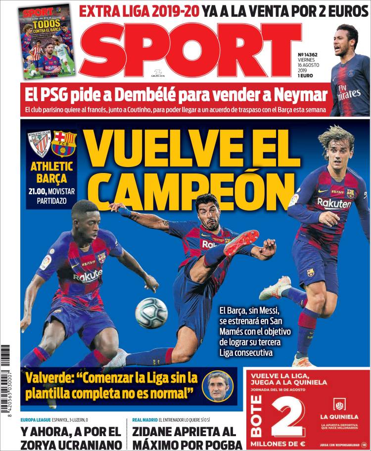 Portada de Sport (Espa&ntilde;a)