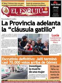 Portada de El Esquiu (Argentina)