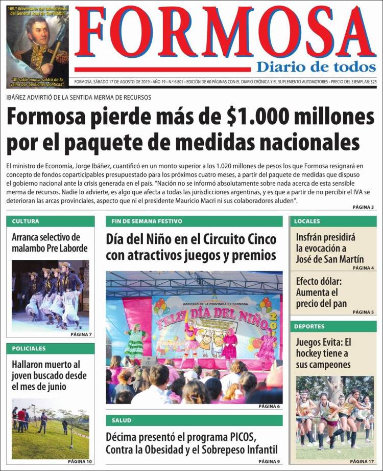 Portada de Formosa (Argentine)