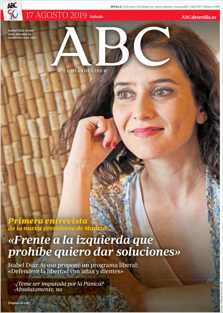 Portada de ABC - Sevilla (España)