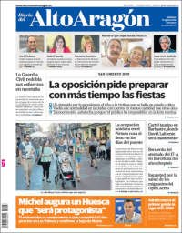 Portada de Diario del AltoAragón (España)