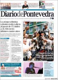 Portada de Diario de Pontevedra (España)