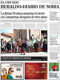 Portada de Diario de Soria (España)