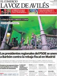 Portada de El Comercio - Avilés (España)