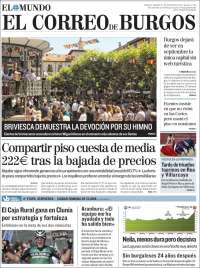 Portada de El Correo de Burgos (Spain)