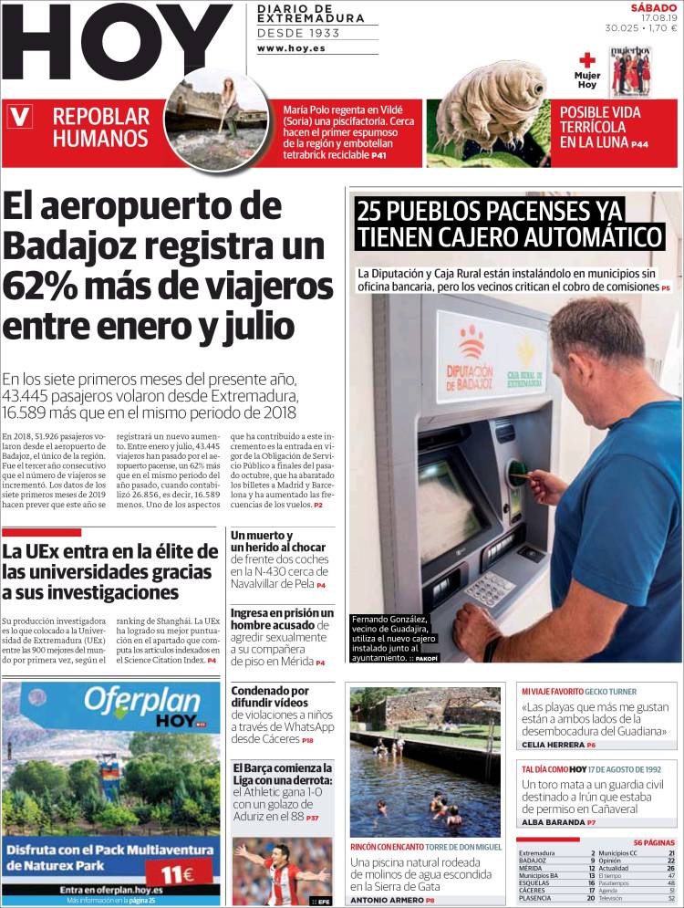 Portada de Hoy - Badajoz (Spain)