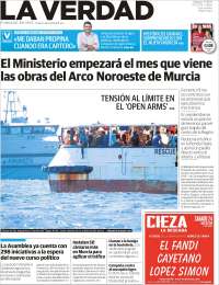 Portada de La Verdad de Murcia (Spain)