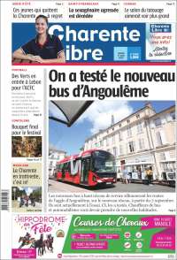 Portada de Charente Libre (Francia)