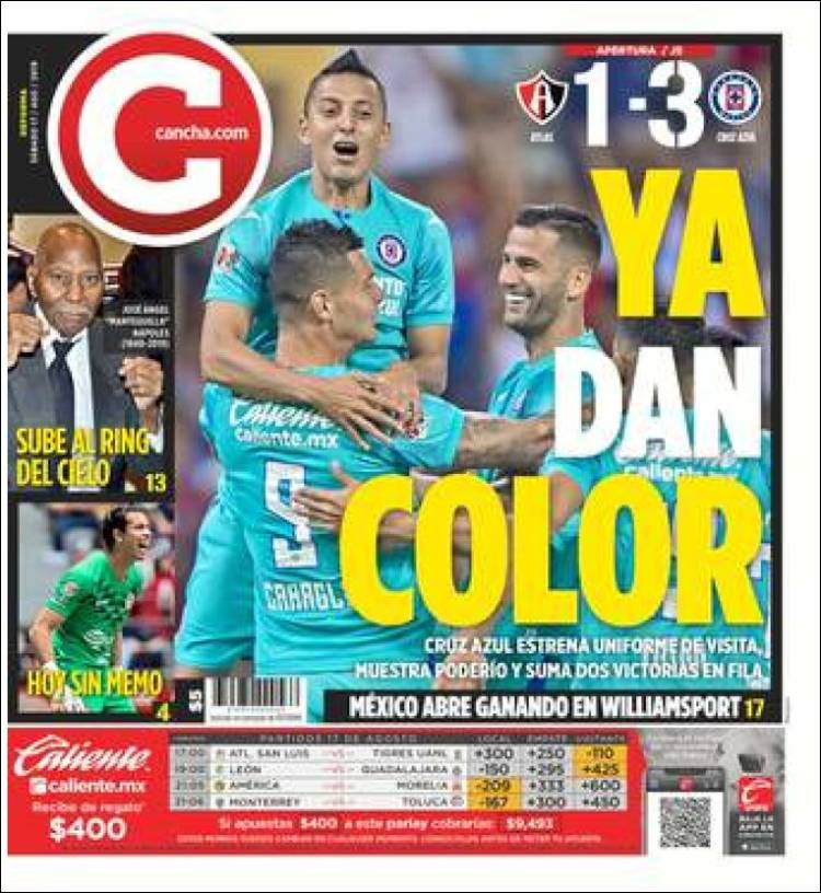 Portada de Cancha (México)