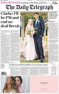 Portada de Daily Telegraph (Reino Unido)