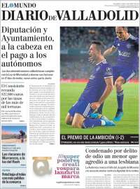 Portada de Diario de Valladolid (España)