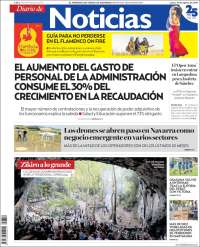 Portada de Noticias de Navarra (España)