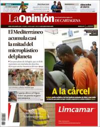 Portada de La Opinión de Murcia (España)