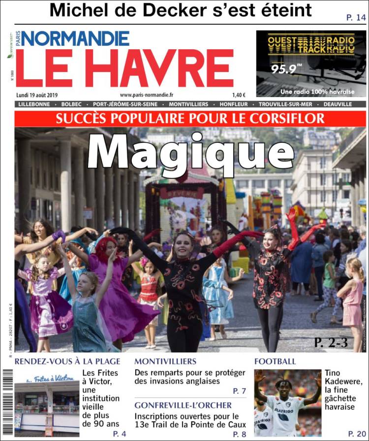 Portada de Le Havre Libre (Francia)