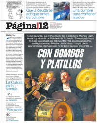 Portada de Página/12 (Argentina)