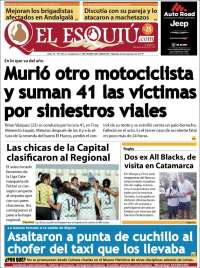 Portada de El Esquiu (Argentina)