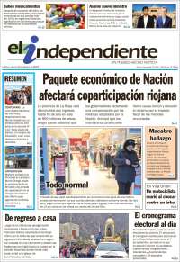 Portada de El Independiente (Argentina)