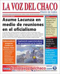 Portada de La Voz del Chaco (Argentina)