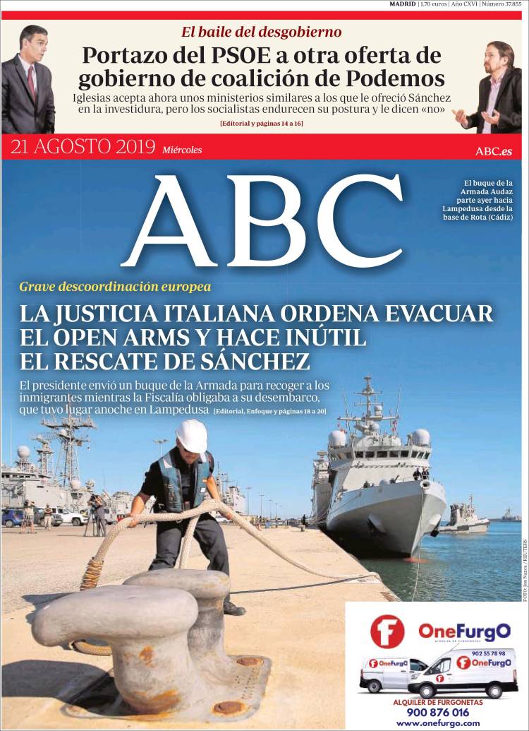 Portada de ABC (Espa&ntilde;a)