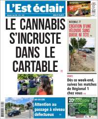 Portada de L'Est Eclair (Francia)