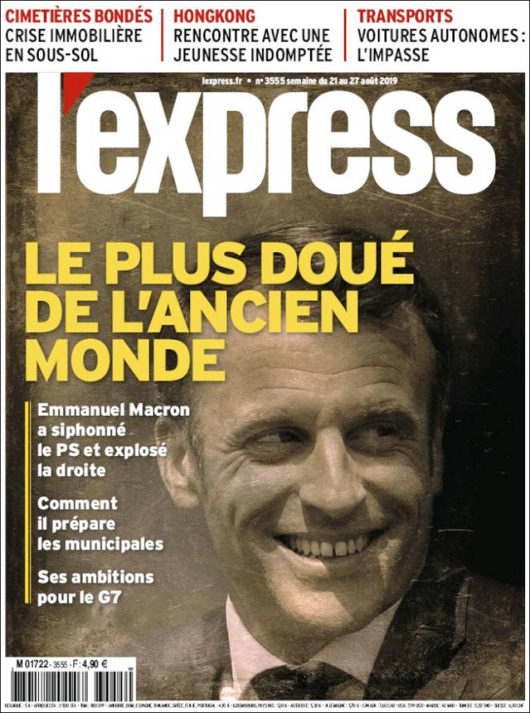 Portada de L'Express (Francia)