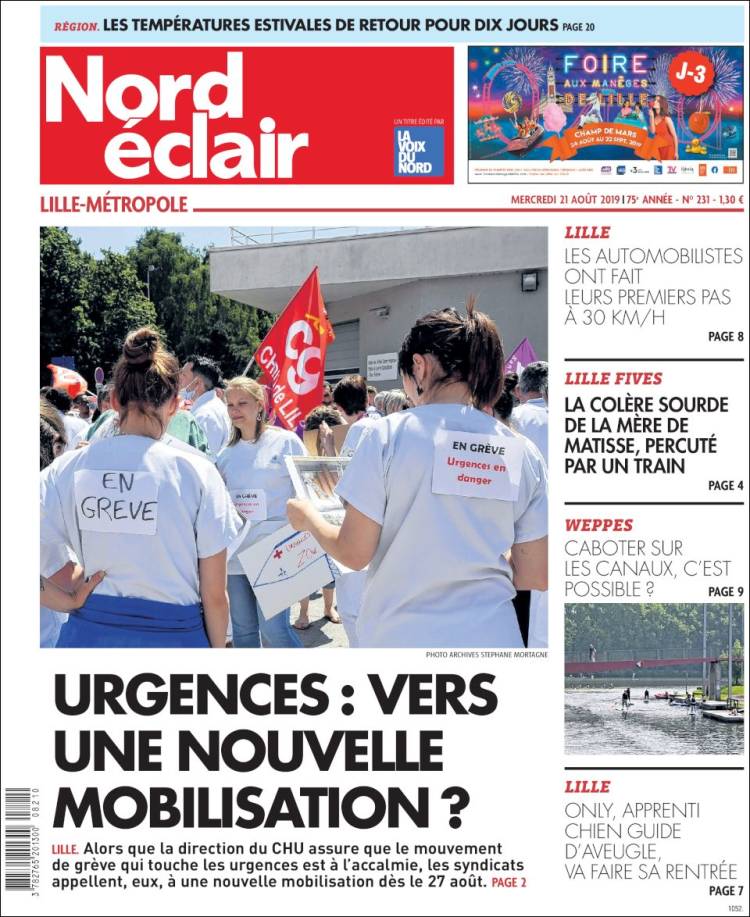 Portada de Nord Éclair (Francia)