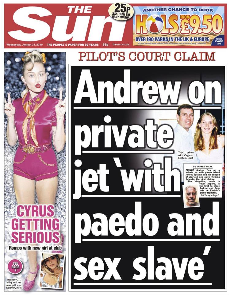 Portada de The Sun (Reino Unido)