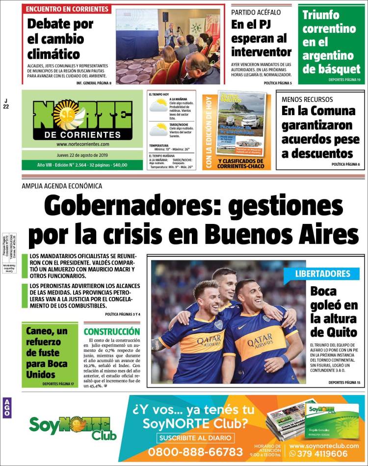 Portada de Norte Corrientes (Argentina)