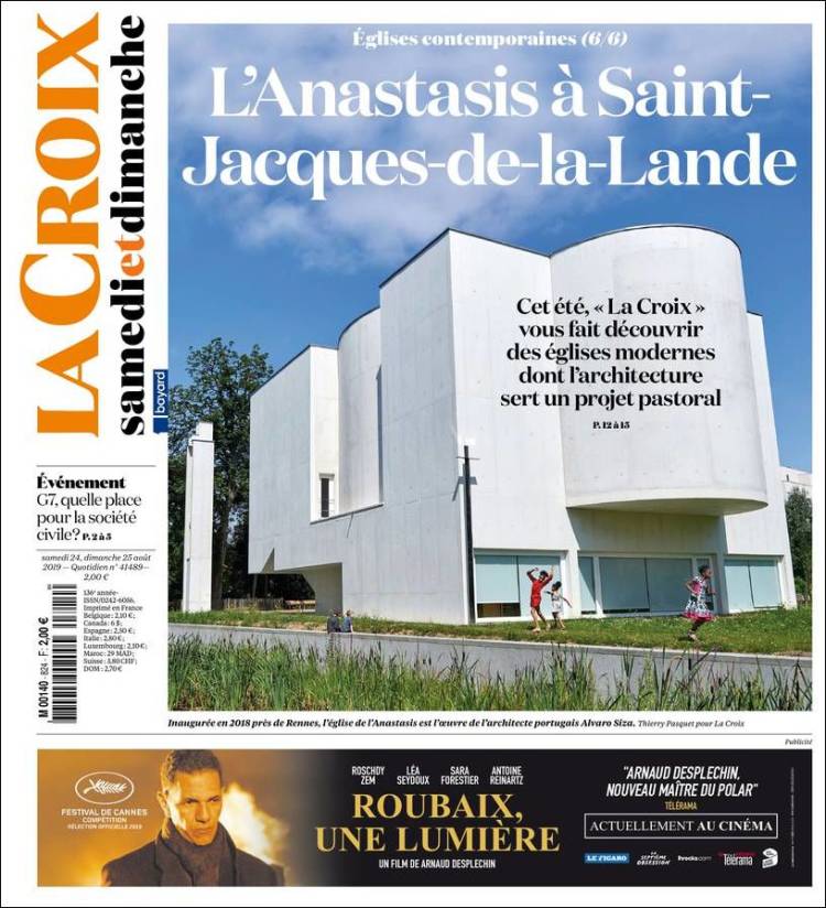 Portada de La Croix (France)