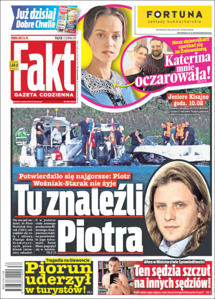 Portada de Fakt (Polonia)