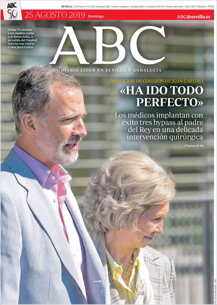 Portada de ABC - Sevilla (España)