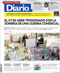 Portada de Noticias de Álava (España)